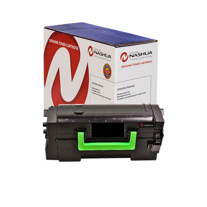 NASHUA NAS58D5HR (Lexmark 58D5H00) Compatibele Zwarte Toner – 15.000 Pagina's