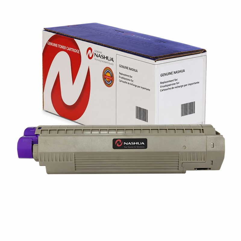 NASHUA NASC824YR (OKI C824 Y) Compatibele Gele Toner – 5.000 Pagina's