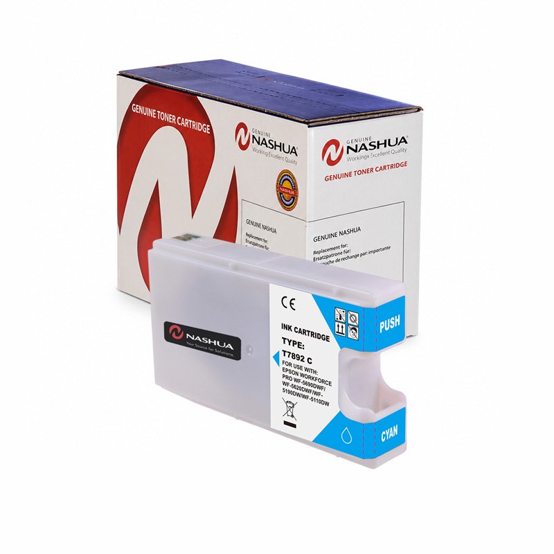 NASHUA NAST7892R (Epson T7892) Compatibele Cyaan Inkt – 4.000 Pagina's